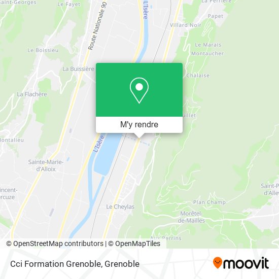 Cci Formation Grenoble plan