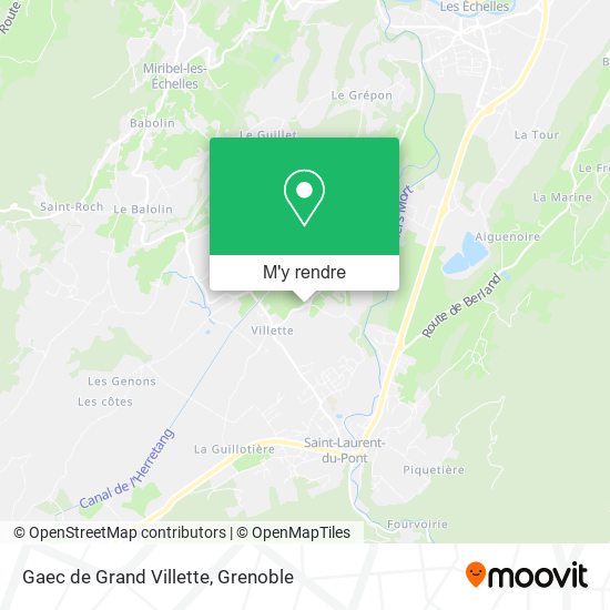 Gaec de Grand Villette plan