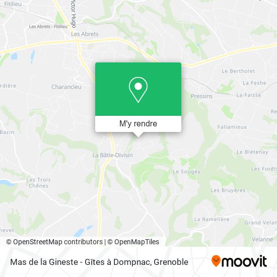 Mas de la Gineste - Gîtes à Dompnac plan