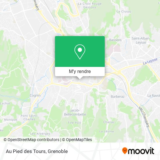 Au Pied des Tours plan