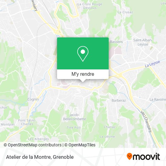 Atelier de la Montre plan