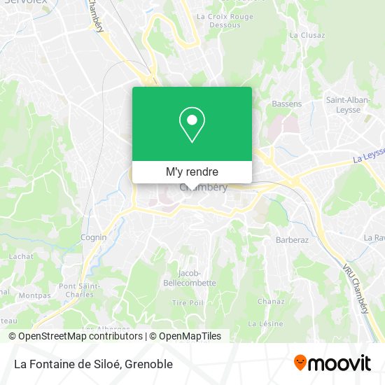 La Fontaine de Siloé plan