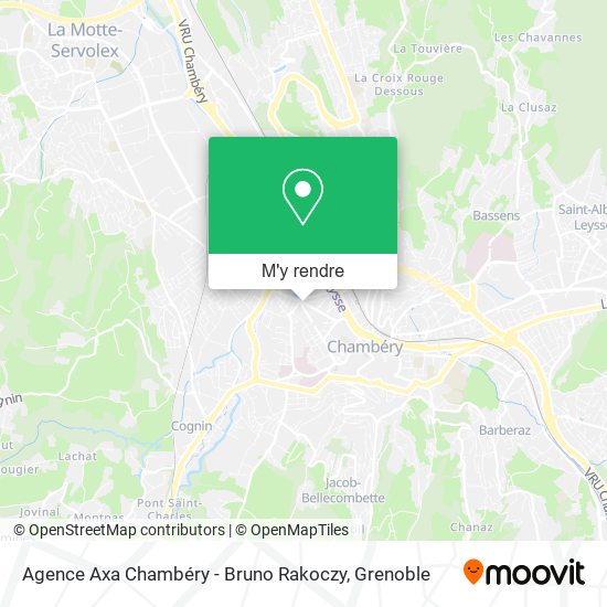 Agence Axa Chambéry - Bruno Rakoczy plan