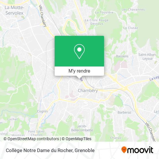 Collège Notre Dame du Rocher plan