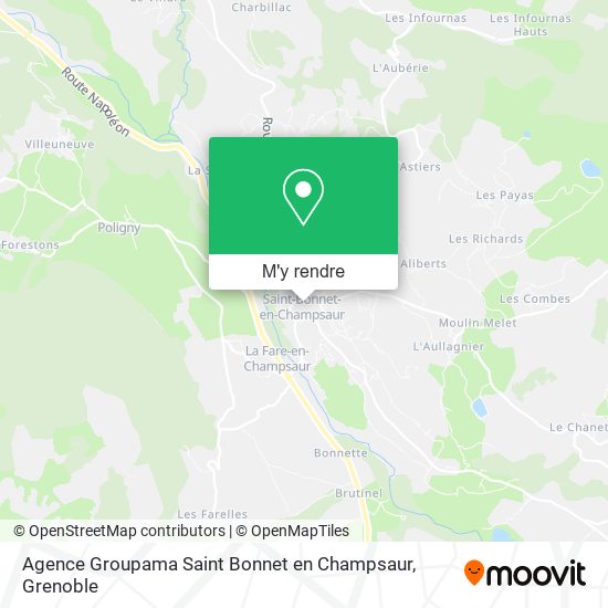 Agence Groupama Saint Bonnet en Champsaur plan