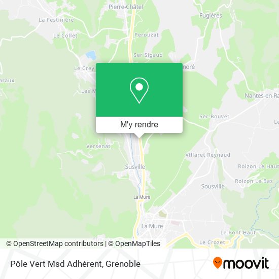 Pôle Vert Msd Adhérent plan