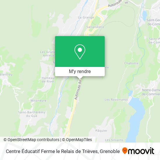 Centre Éducatif Ferme le Relais de Trièves plan