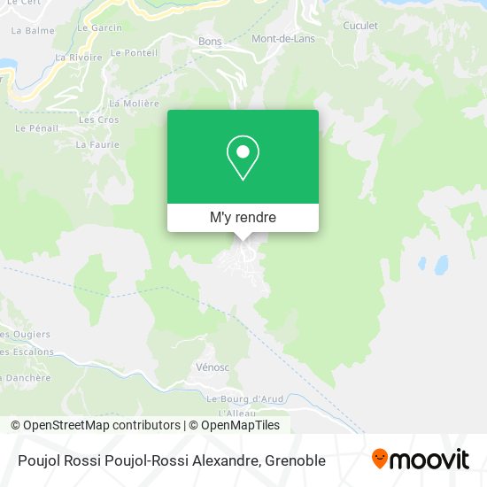 Poujol Rossi Poujol-Rossi Alexandre plan