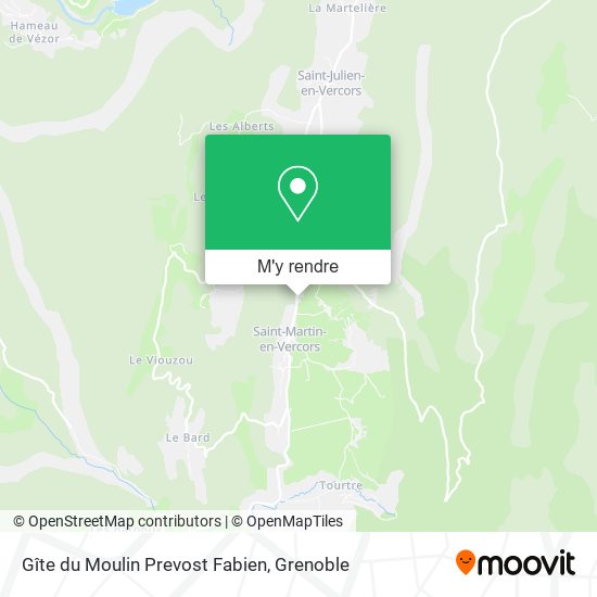 Gîte du Moulin Prevost Fabien plan