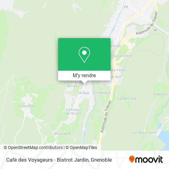 Café des Voyageurs - Bistrot Jardin plan