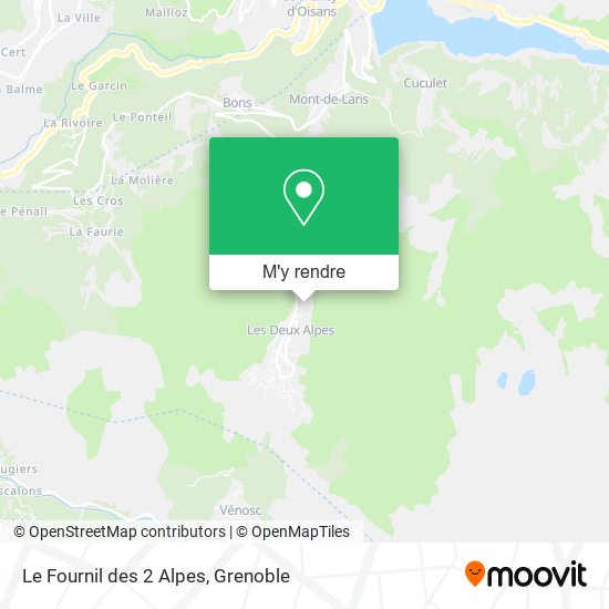 Le Fournil des 2 Alpes plan