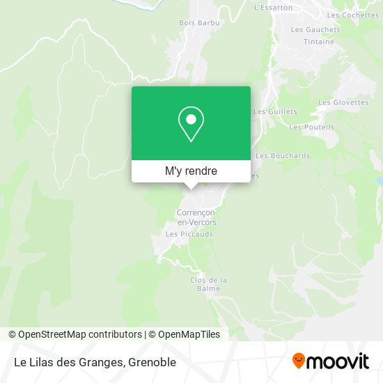 Le Lilas des Granges plan