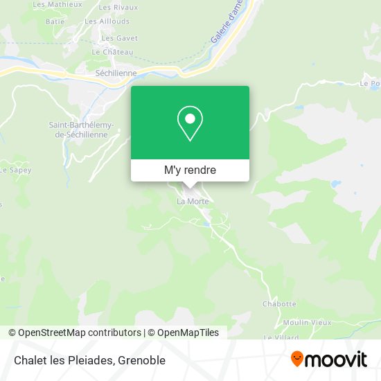 Chalet les Pleiades plan