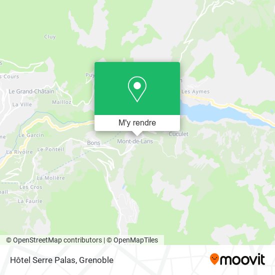 Hôtel Serre Palas plan