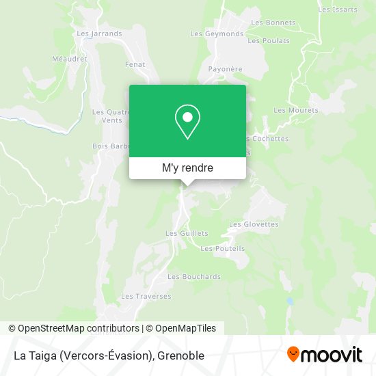La Taiga (Vercors-Évasion) plan