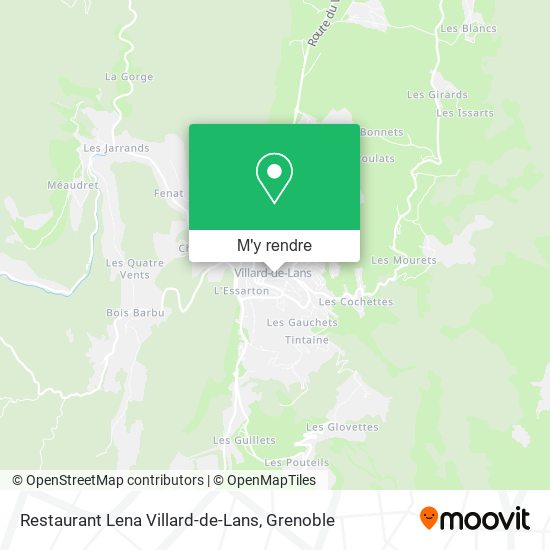 Restaurant Lena Villard-de-Lans plan