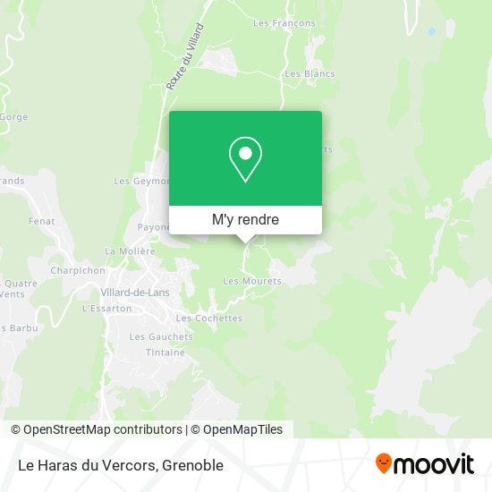 Le Haras du Vercors plan