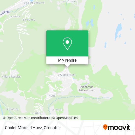 Chalet Morel d'Huez plan