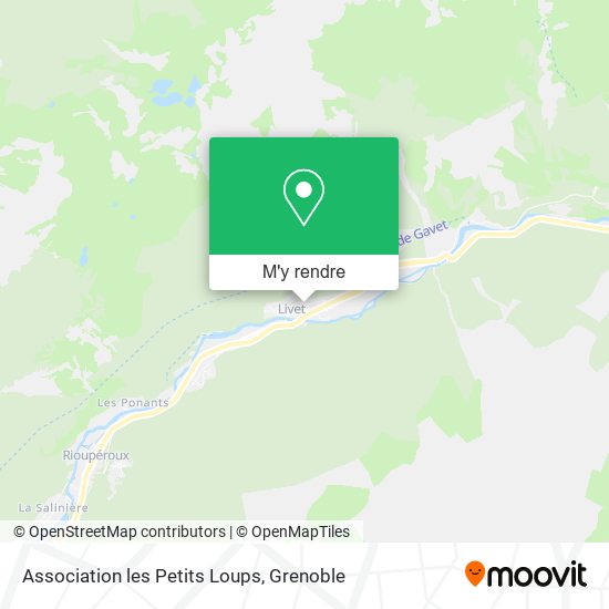 Association les Petits Loups plan