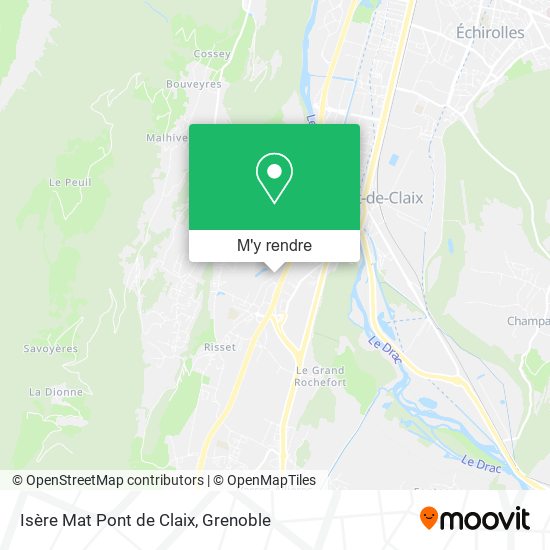 Isère Mat Pont de Claix plan
