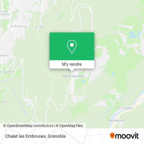 Chalet les Embrunes plan