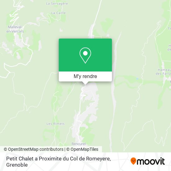 Petit Chalet a Proximite du Col de Romeyere plan