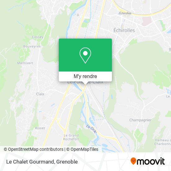 Le Chalet Gourmand plan