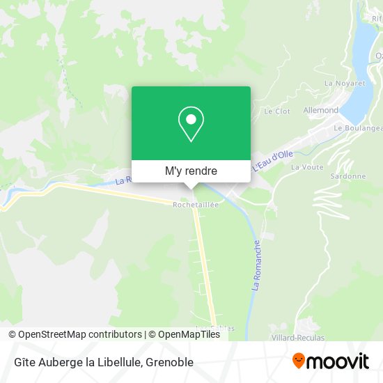 Gîte Auberge la Libellule plan