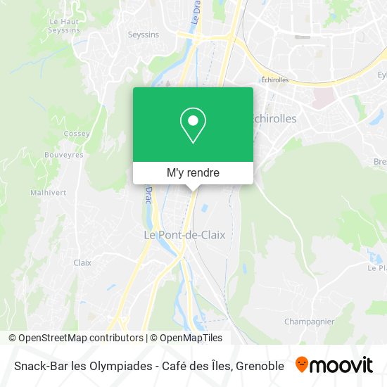 Snack-Bar les Olympiades - Café des Îles plan