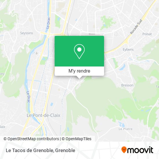 Le Tacos de Grenoble plan