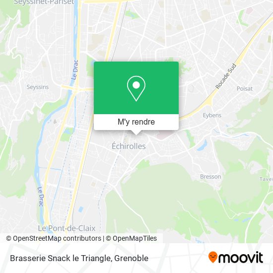 Brasserie Snack le Triangle plan