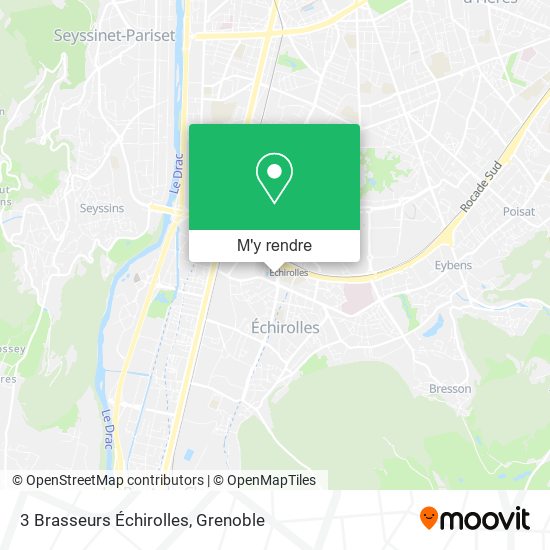 3 Brasseurs Échirolles plan