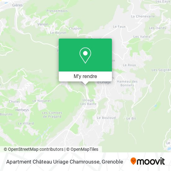 Apartment Château Uriage Chamrousse plan