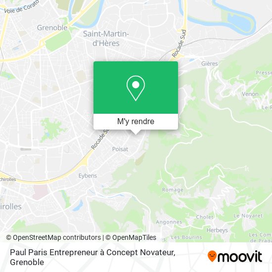 Paul Paris Entrepreneur à Concept Novateur plan