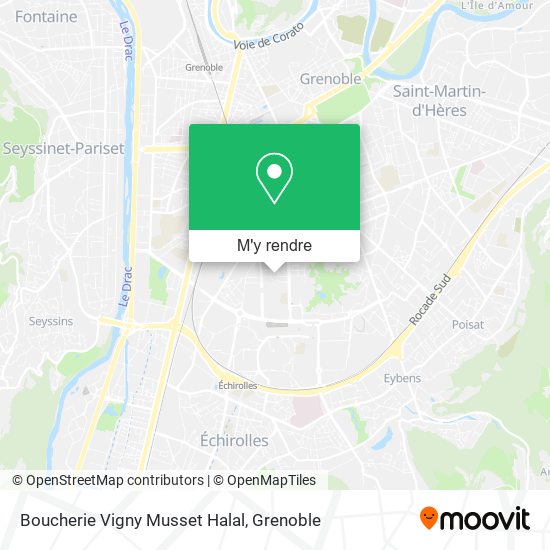 Boucherie Vigny Musset Halal plan