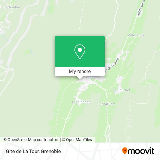 Gîte de La Tour plan