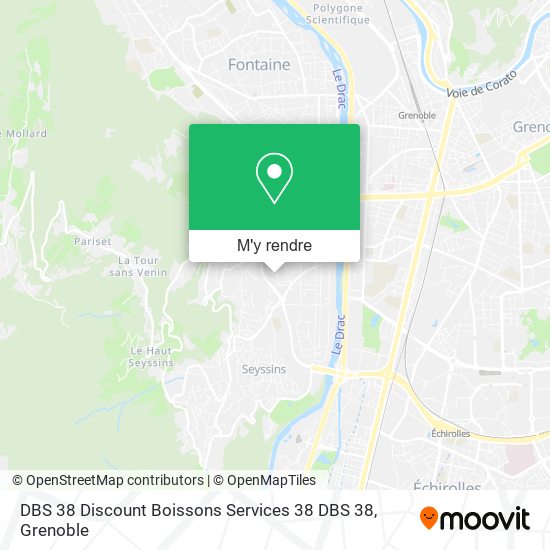 DBS 38 Discount Boissons Services 38 DBS 38 plan