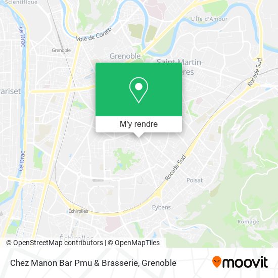 Chez Manon Bar Pmu & Brasserie plan