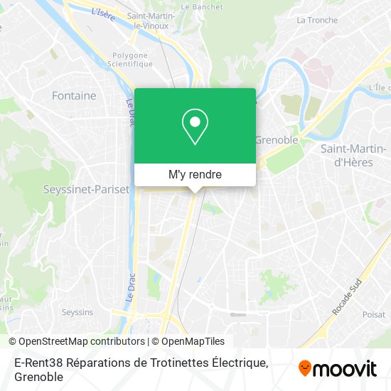 E-Rent38 Réparations de Trotinettes Électrique plan