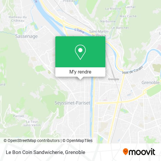 Le Bon Coin Sandwicherie plan
