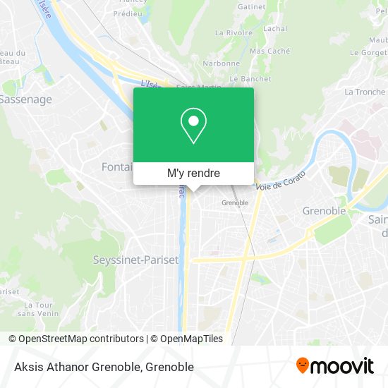 Aksis Athanor Grenoble plan