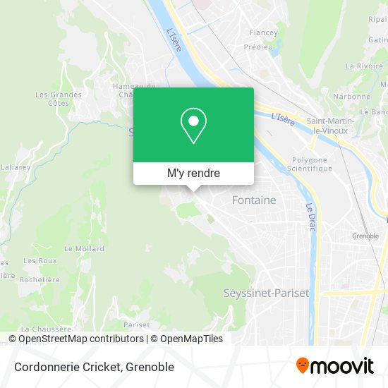 Cordonnerie Cricket plan