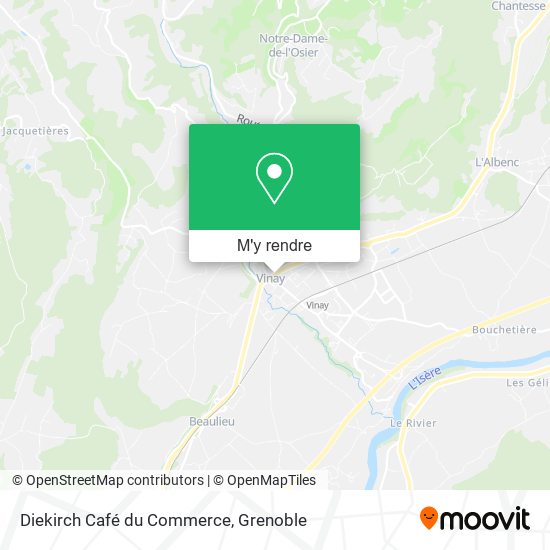 Diekirch Café du Commerce plan