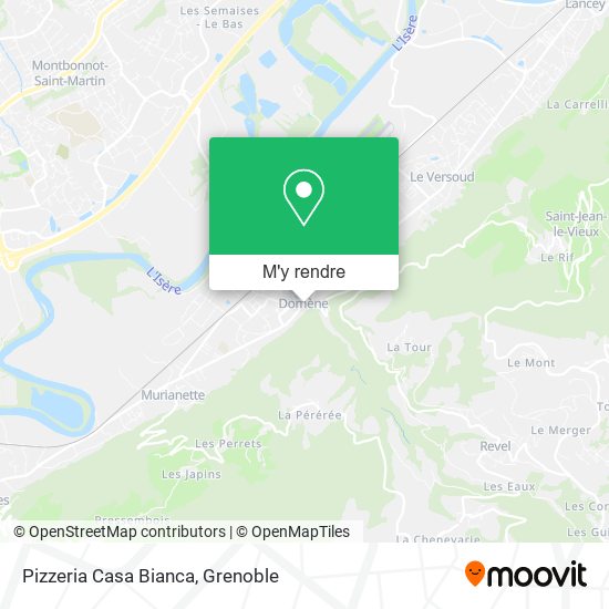 Pizzeria Casa Bianca plan