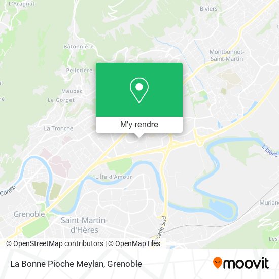 La Bonne Pioche Meylan plan