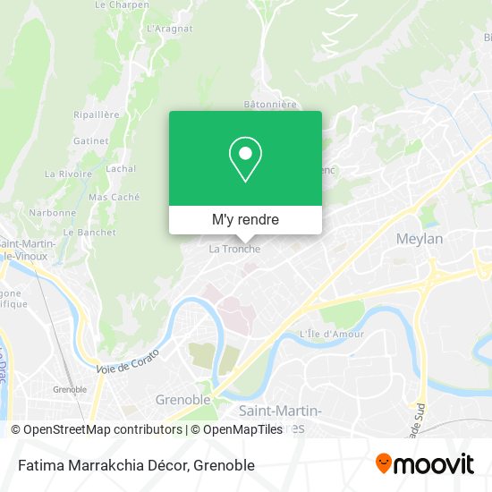 Fatima Marrakchia Décor plan