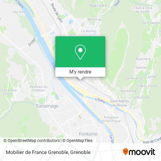 Mobilier de France Grenoble plan