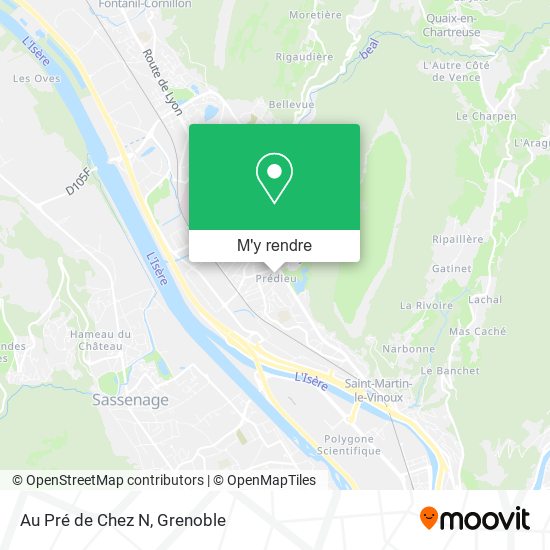 Au Pré de Chez N plan