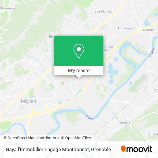 Gaya l'Immobilier Engagé Montbonnot plan