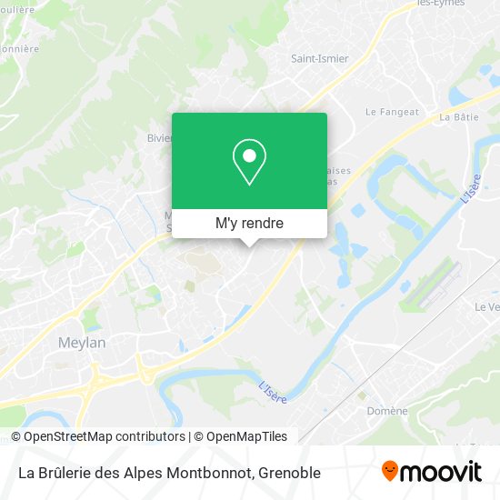 La Brûlerie des Alpes Montbonnot plan